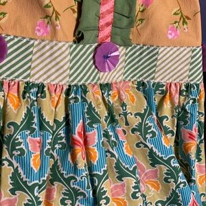 Matilda Jane Clothing Green Funnel Cake Knot Dress